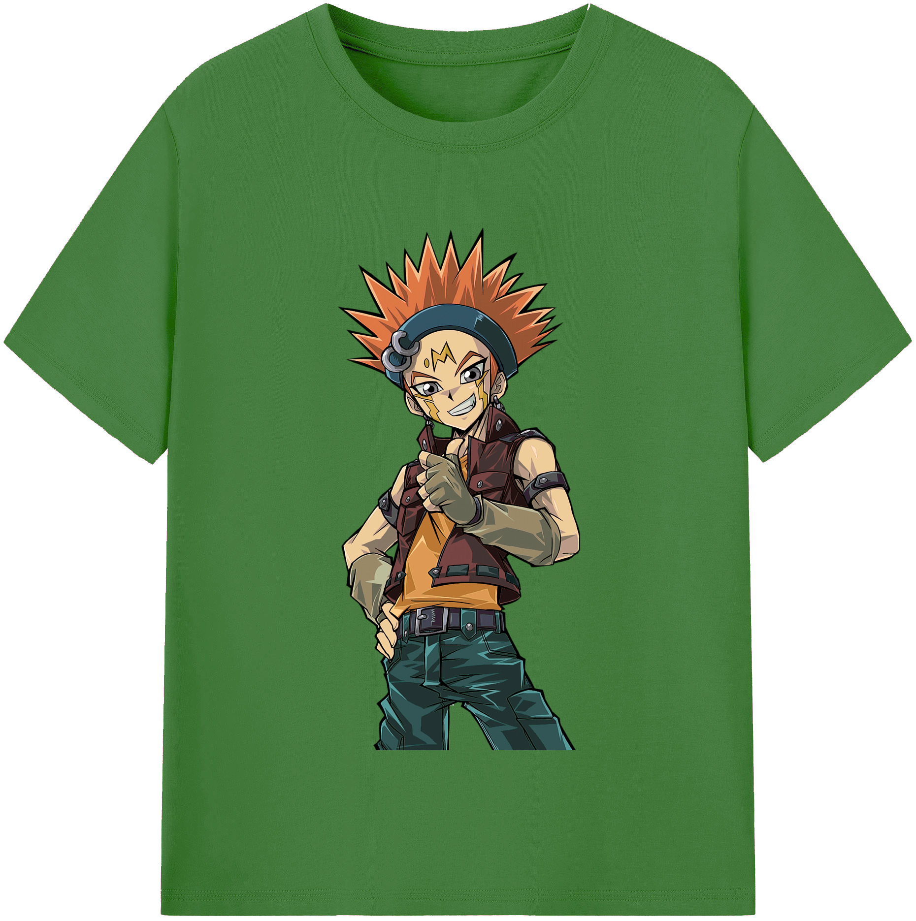 （画像用） 遊☆戯☆王 Yu-Gi-Oh! レディースカジュアルプリントTシャツ（綿100％）